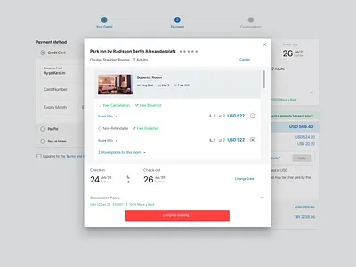 Checkout booking design desktop ecommerce order payment ui ux