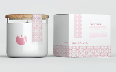 LumiRose - Brand Identity branding candle design feminine graphic design illustrator logodesign logotype luxurious packaging