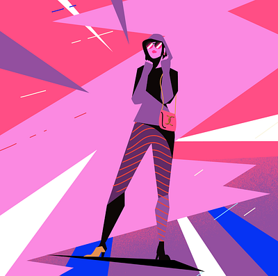 The Fashionista: GRL PWR! 2danimation 2dart aftereffects animatedgif animation corona design designmatters drugs gangster illustration instagood instamood jail lockdown motion motiongraphics sketch sugarblood vector