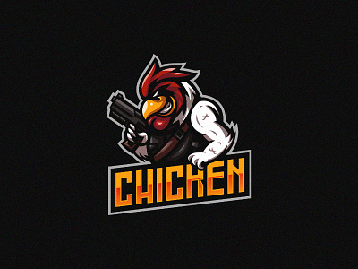 Chicken Mascot Logo branding esportlogo esports gaming logo gaminglogo logodesign logoesport mascot mascot character mascot design