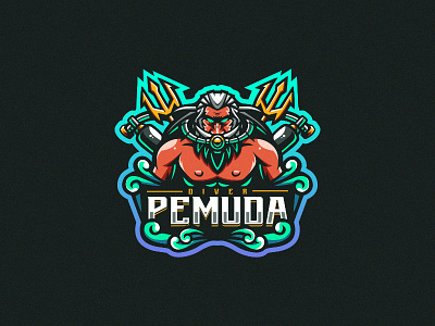 Diver Pemuda branding esportlogo gaming logo gaminglogo logo logodesign logoesport mascot mascot character mascotlogo