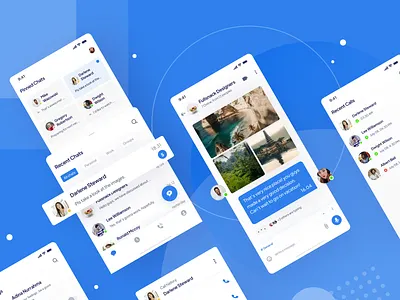 Messaging App - Case Study and Freebie! app design clean design freebies message app messenger minimal mobile app ux white
