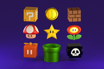 Mario Items 3d mario mariobros supermario