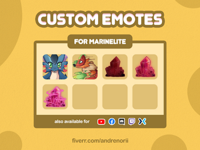 Custom Emotes Commission art cartoon chibi drawing