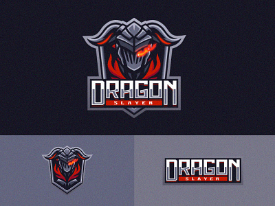 Dragon Slayer branding dragon dragonlogo esportlogo esports gaming logo logoesport mascot character mascot design mascotlogo