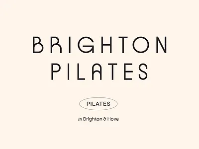 Brighton Pilates — Brand Identity + Web branding branding design fitness graphic design logo design vector yoga