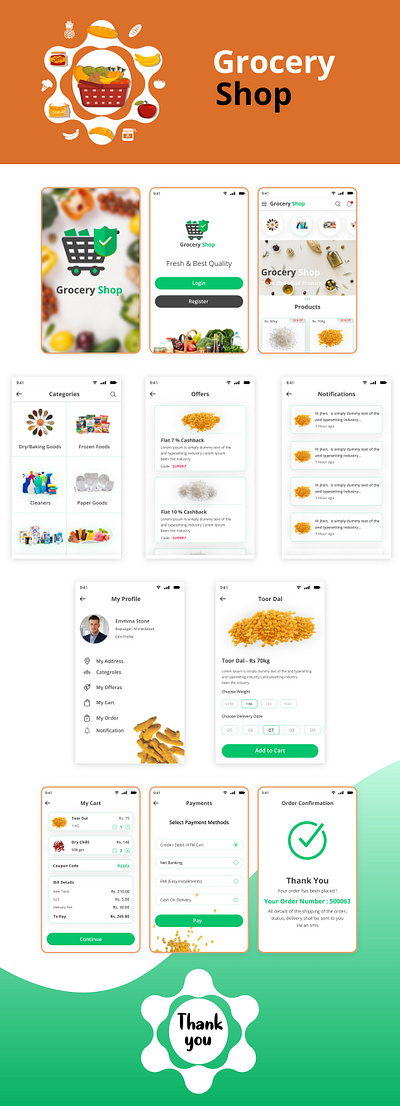 Latest UI Design for Grocery Delivery App! android app design android app development company app development company in usa appdesigner appdeveloper application design application development graphic design grocery app grocery app development grocery online grocery store mobile app development mobile app development company