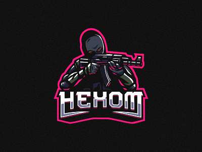 Hexom esportlogo esports gaming logo gaminglogo logodesign logoesport mascot mascot character mascot design mascotlogo