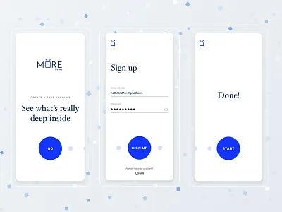 Sign Up Form adobexd app branding interface modern sign in sign up ui welcome screen xd
