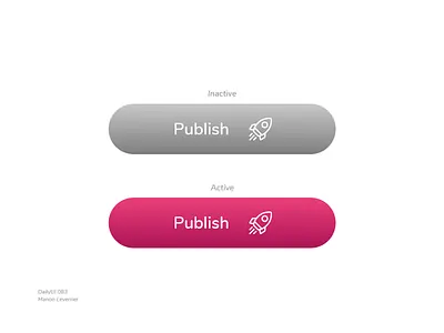 DailyUI 083 Button 083 83 active application button daily 100 challenge daily ui daily ui 83 dailyui dailyui 083 dailyuichallenge design hover inactive mobile ui