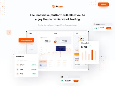 Platform for Forex Trading - Exchange Page dashboard design exchange figma fintech forex money platform trading ui