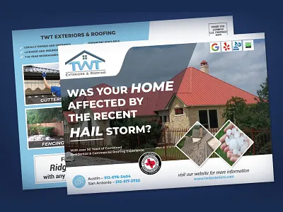 Roofing Service #EDDM Postcard design