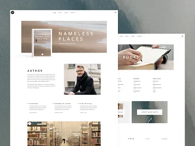 Bridge Author demo author books publishing template theme wordpress writer writing