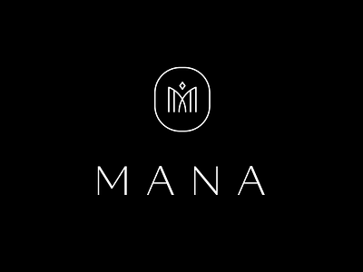 Mana brand branding icon identity logo mark type