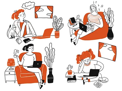 Freelancers art artist artwork design design art flat flat design flat illustration freelance graphic design illustration illustrations painting people vector vector art vector illustration vectorart webillustration work