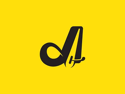 afina tailor clever letter lettering logos monogram negativespace tailor typogaphy unique