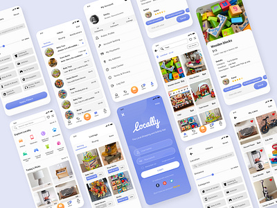 Local Selling App design ui