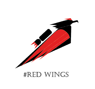 Red Wings icon illustrator logo red wings vector vector logo