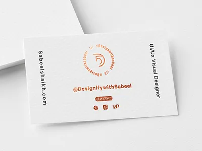 Business card Design With Gold Finish app branding businesscard creative design icon illustration logo minimal ui ux