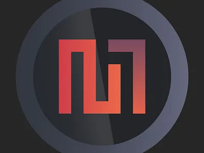 M7 badge black branding clean creative dark graphic design illustration logo logo design m7 typography vector