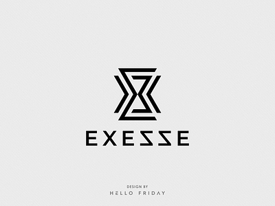 Logo Animation | EXESSE - andyboulom 2d 3d animation brand identity branding graphic design intro logo logo animation logomotion minimalist modern motion motion graphics outro simple vector