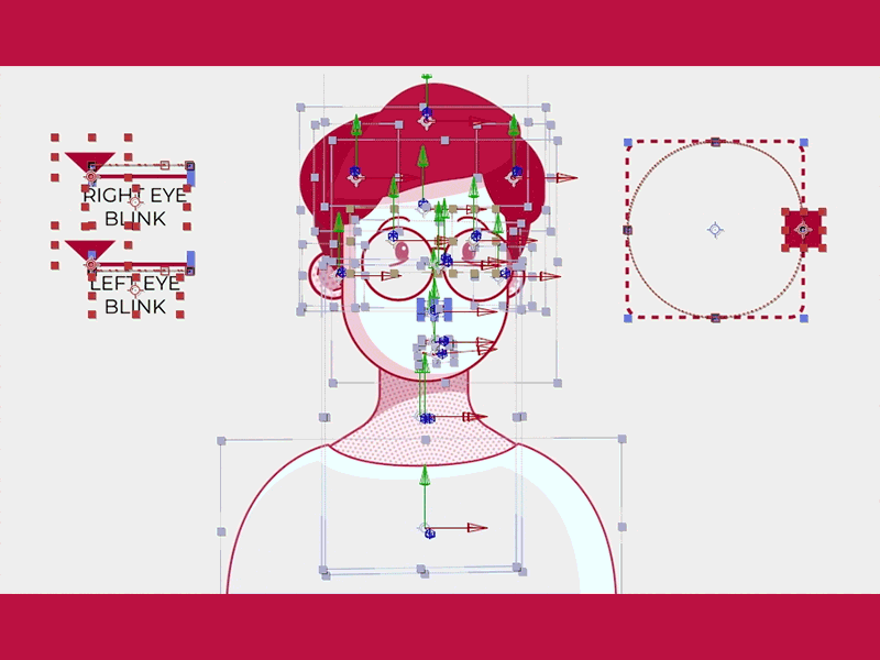 Head rig in After Effects with Joysticks 'n Sliders adobe ae after effects animation character character design design freelance frilans head rig illustration motion motion graphics