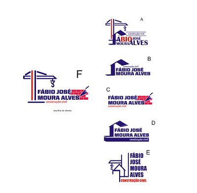 Fabio Alves branding logo mark vector