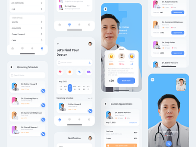 Doctor Appointment App appointment doctor doctor app doctor appointment medical medical app modern ui uidesign user interface userinterface