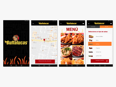 2016 Mobile App Prototype: Buffalucas app branding design icon illustration logo ui ux visual design wireframe