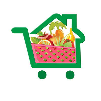 Food shopping logo design designer flat logo logo design minimal mordern logo photoshop