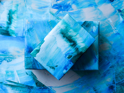 Painted Wrapping Paper gift wrap greeting card illustration paint stroke paint strokes painting pattern stationery wrapping paper