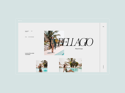 BELLAGIO HOTEL - resort&spa website booking branding ecommerce front page homepage hotel hotels italy landing page light minimal resort room booking serif spa ui ux webdesign website wordpress