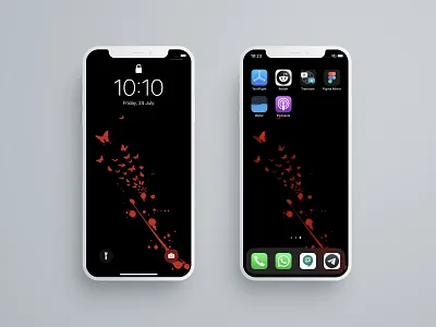 Mobile Wallpaper - Red fly android wallpaper black blood butterfly design free free wallpaper homescreen illustration iphone wallpaper lockscreen minimal minimalism minimalist mobile wallpaper red wall wallaper wallpaper design wallpapers
