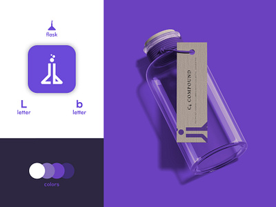 Lab Basics - Brand Identity b letter b letter logo brand designer brand identity branding case study creative logo designs custom logos design flask logo concepts graphic designer initial letter logos l letter logo lab logo letter logos lettering logo logo design logo designer logomark