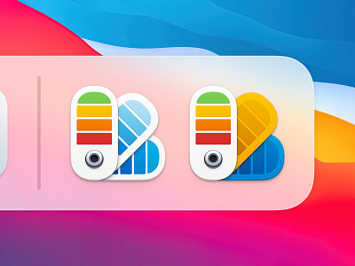 Color Card Icon 2 bigsur icon big sur icon color palette color swatch colorful flower ios icon iphone icon mac icon macos icon osx icon metal button operating system icon os icon pantone color card rainbow color realistic icon app icon sandor skeu icon skeuomorph icon skeuomorphism icon user interface icon ui icon gui