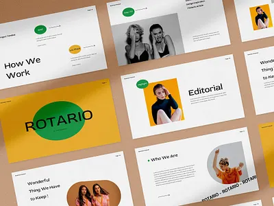 Rotario Keynote agency business clean concept corporate development keynote lookbook minimal modern pitching presentation project simple style template web design web development website website design