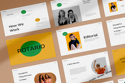 Rotario Keynote agency business clean concept corporate development keynote lookbook minimal modern pitching presentation project simple style template web design web development website website design