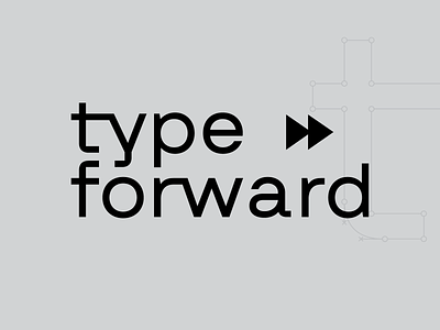 Type forward custom letters design letter rename type typedesign typography