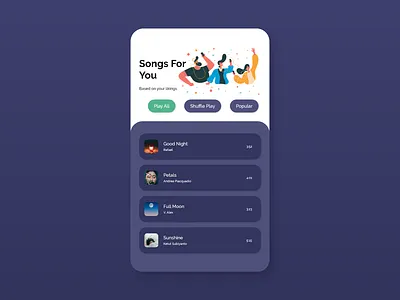 Curated for you 100daysofui adobexd curated for you dailyui design ui