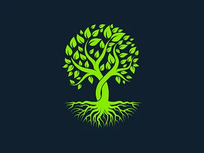 Tree branding debutshot design dribbblers food hello dribbble icon illustration logo tree logo trees