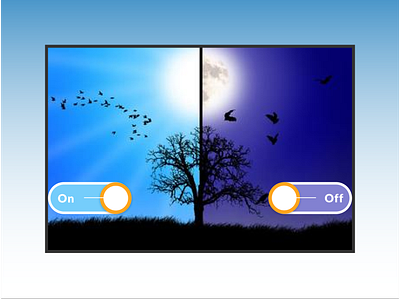 On Off Switch @daily ui day night minimal on off switches ui uiuxdesign ux web website