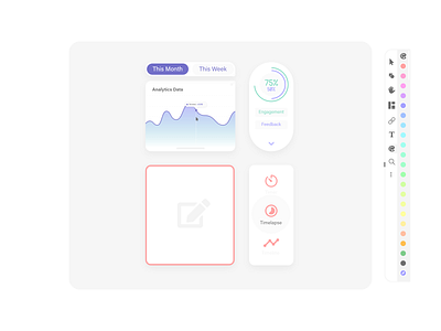 Analytics Dashboard Modules app dashboad design editor modules ui ux web web design