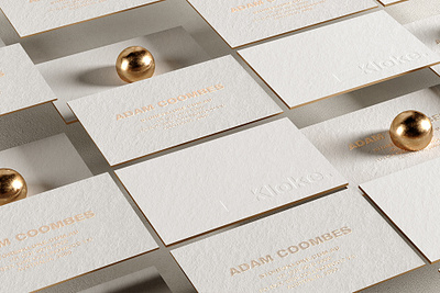 Kloke. Identity Cards art direction brand design identity