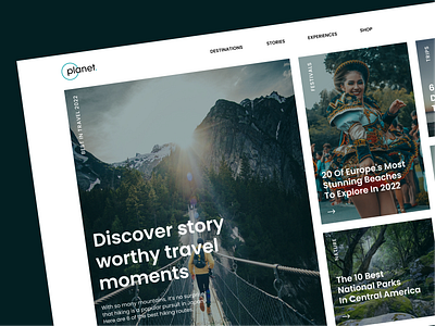 Travel Platform 🌍 branding design graphic design landing logo typography ui website