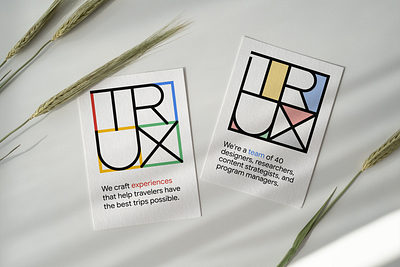 TRUX Branding brand branding cards design google graphic design logo logotype material design travel ui user experience ux