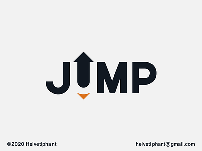 Jump arrow logo brand design brand designer branding creative logo designinspiration expressive typography jump logo logo creator logo design logo design concept logo designer logomaker logotype negative space logo typography u logo wordmark