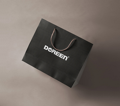 Doreen Re-branding Shopping Bag Mockup branding design doreen identity illustration illustrator logo photoshop re branding shopping bag