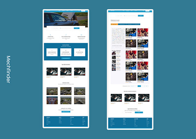 Mechanic Listing website landing page listing page listing website mechanic