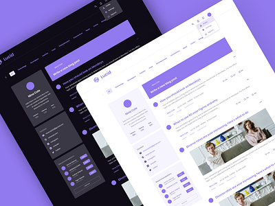 Lucid blog timeline redesign adobe blog color concept design neat redesign simple ui user interface user interface design ux vector