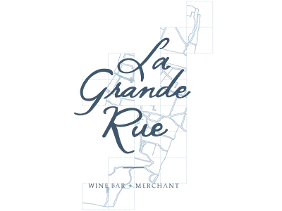 La Grande Rue Restaurant Branding brand design branding design identity identity design logo logo design restaurant typography